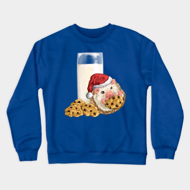 Christmas Cookie Hog Crewneck Sweatshirt by Thedustyphoenix